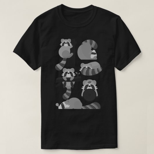 Raket de Raccoon T-shirt (Design voorkant)