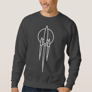 Raket en planeet - Witte T-shirt