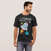 Raket- en ruimtevaartcartoon t-shirt (Voorkant volledig)