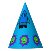 Raket! Feesthoedje (Voorkant)