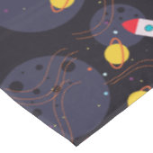 Raket in de ruimte tafelkleed (Gekanteld)