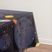 Raket in de ruimte tafelkleed (Voorbeeld)