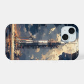 Raket iPhone 15 Case (Achterkant horizontaal)