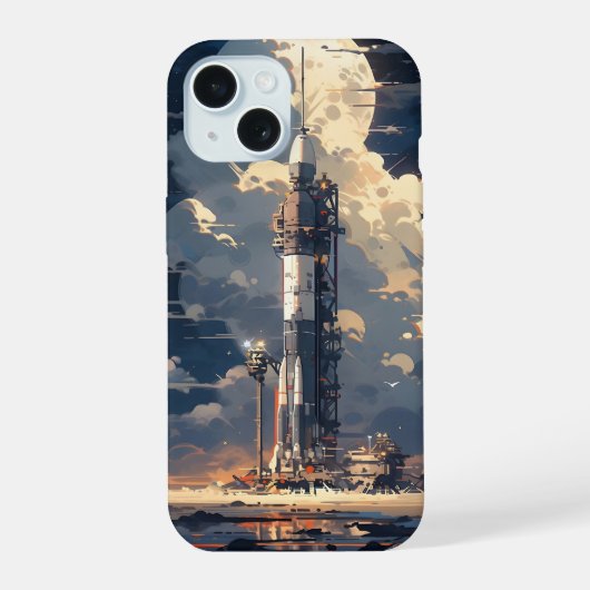Raket iPhone 15 Case (Achterkant)