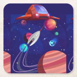 raket kartonnen onderzetters