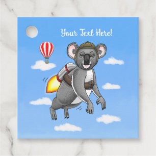 Raket Koala Bedankjes Labels
