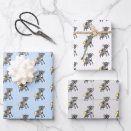 Raket Koala Beer Inpakpapier Vel