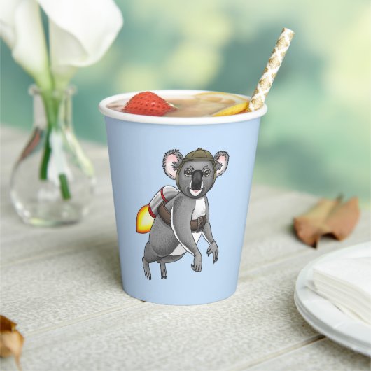 Raket Koala Beer Papieren Bekers (Insitu)