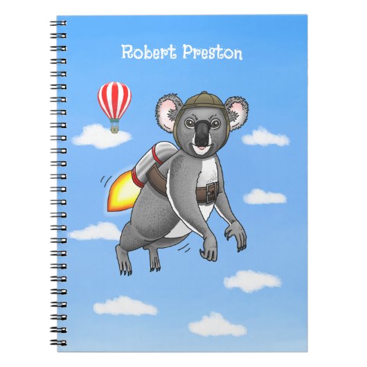 Raket Koala Notitieboek (Voorkant)
