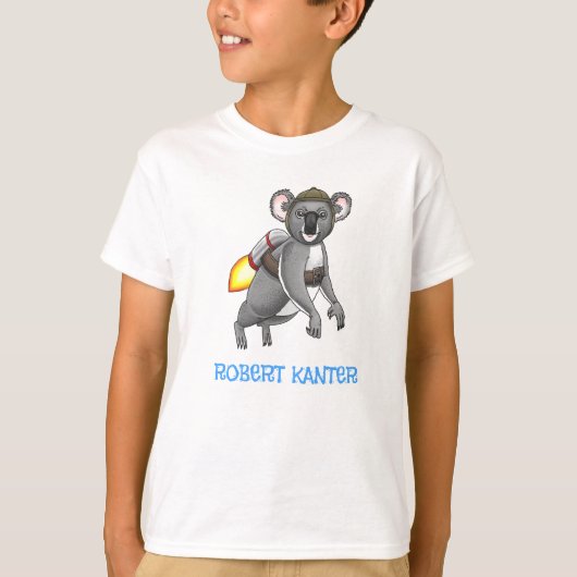 Raket Koala T-shirt (Voorkant)