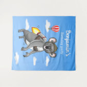 Raket Koala Wandkleed (Voorkant (horizontaal))