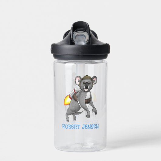 Raket Koala Waterfles (Voorkant)