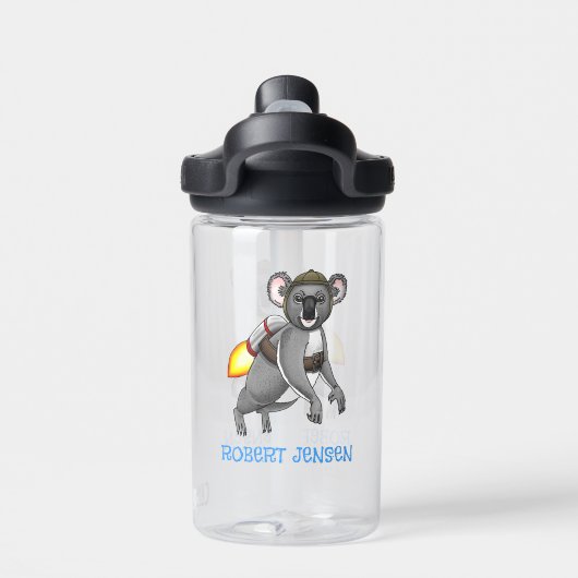 Raket Koala Waterfles (Achterkant)