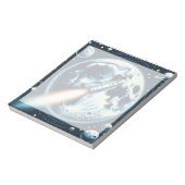 raket-maanruimte notitieblok (Linkerzijde)