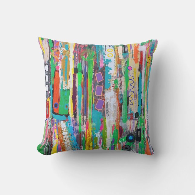 Raket Man 16 x 16 Outdoor Sierkussen (Voorkant)