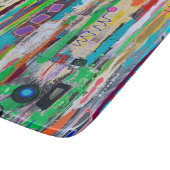 Raket Man 6 x 7 Deco glassnijplank Snijplank (Hoek)