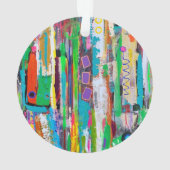 Raket Man Acryl Ornament (achterkant)