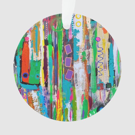 Raket Man Acryl Ornament (voorkant)