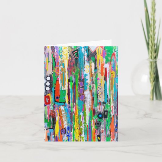 Raket Man Blank Note Kaart (Voorkant)