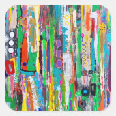 Raket Man Stickers (Voorkant)