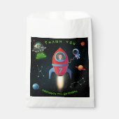 Raket met foto | UFO Verjaardag Astronaut Alien Bedankzakje (Voorkant)