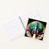 Raket notitieboek! notitieboek (Binnen)