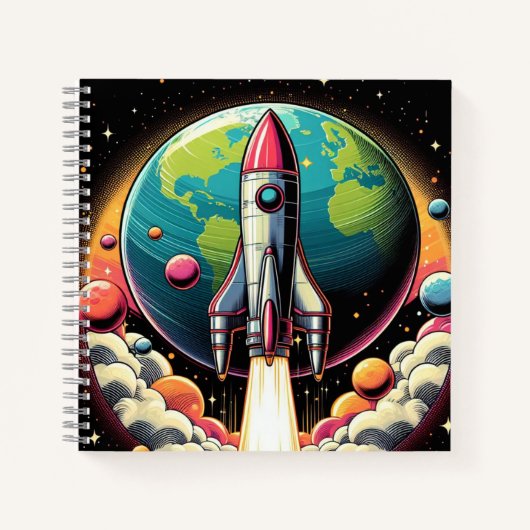Raket notitieboek! notitieboek (Voorkant)
