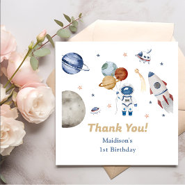 Raket Planeten Papieren Borden Servetten