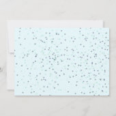 Raket planeten sterrenstelsel & buitenruimte dank  aankondiging (Achterkant)