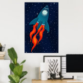 Raket Poster (Thuiskantoor)