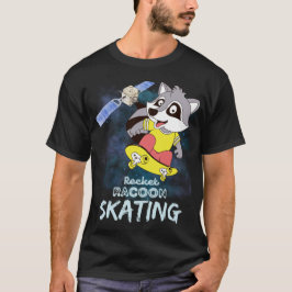 Raket Racoon Schaatsen T-shirt