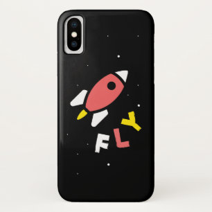 Raket - Red & Geel Abstract Pop Art. FLY! Case-Mate iPhone Case