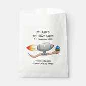 raket-regenworm bedankzakje (Voorkant)