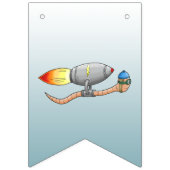 raket-regenworm vlaggetjes (Eerste vlag)