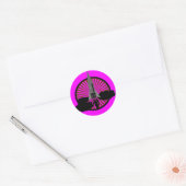 raket ronde sticker (Envelop)