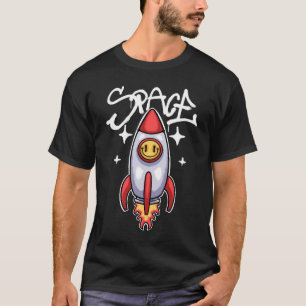 Raket ruimte streetwear t-shirt