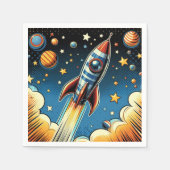 Raket servetten! servet (Voorkant)