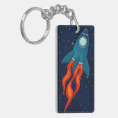 Raket Sleutelhanger (Voorkant Links)