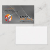 raket staafdiagram | Financiën Visitekaartje (Voorkant / Achterkant)