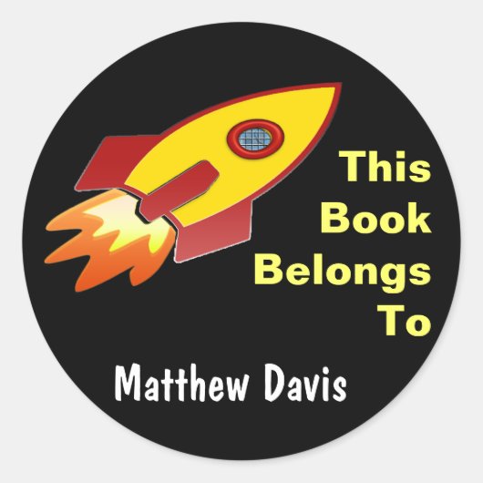 Raket Stickers (Voorkant)