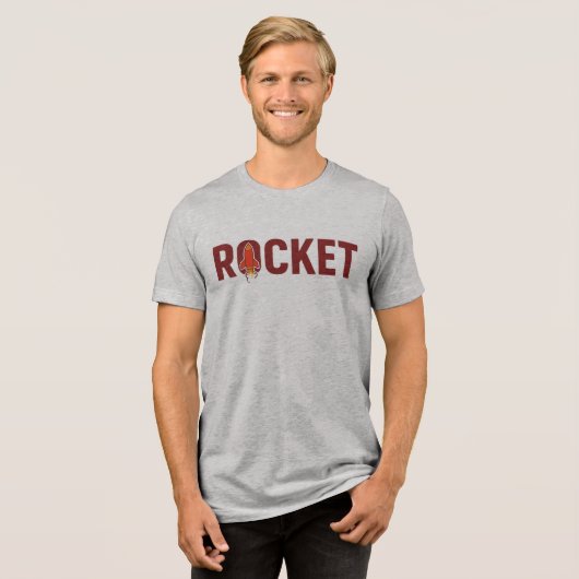 raket Tri-Blend shirt (Voorkant volledig)