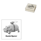 Raketaanbeest Rubberstempel (Gestempeld)