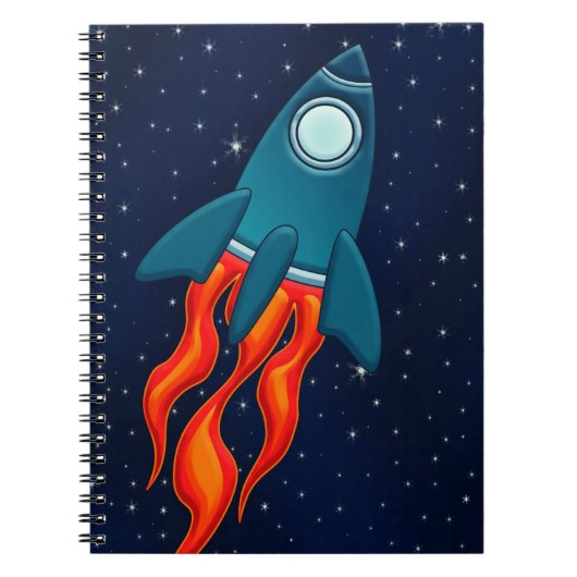 Raketaansichtkaart Notitieboek (Voorkant)