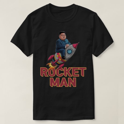 Raketaanval Man Kim Jong-Un T-shirt (Design voorkant)