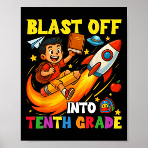 Raketaanval om in tweede graad grappig terug naar poster
