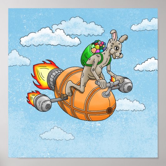 Raketaardbei is gewijzigd in Rocket Bunny Poster (Voorkant)