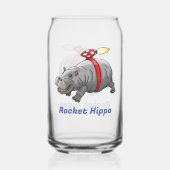 Raketaardvarken Blikvorm Glas (Achterkant)