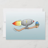 Raketaardworm Bedankkaart (Achterkant)