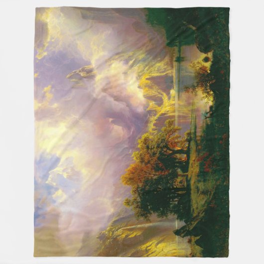 Raketbergen Fleece Deken (Voorkant)