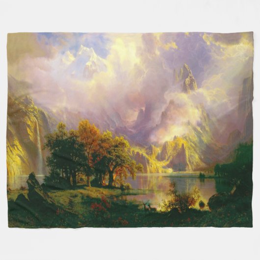 Raketbergen Fleece Deken (Voorkant (Horizontaal))